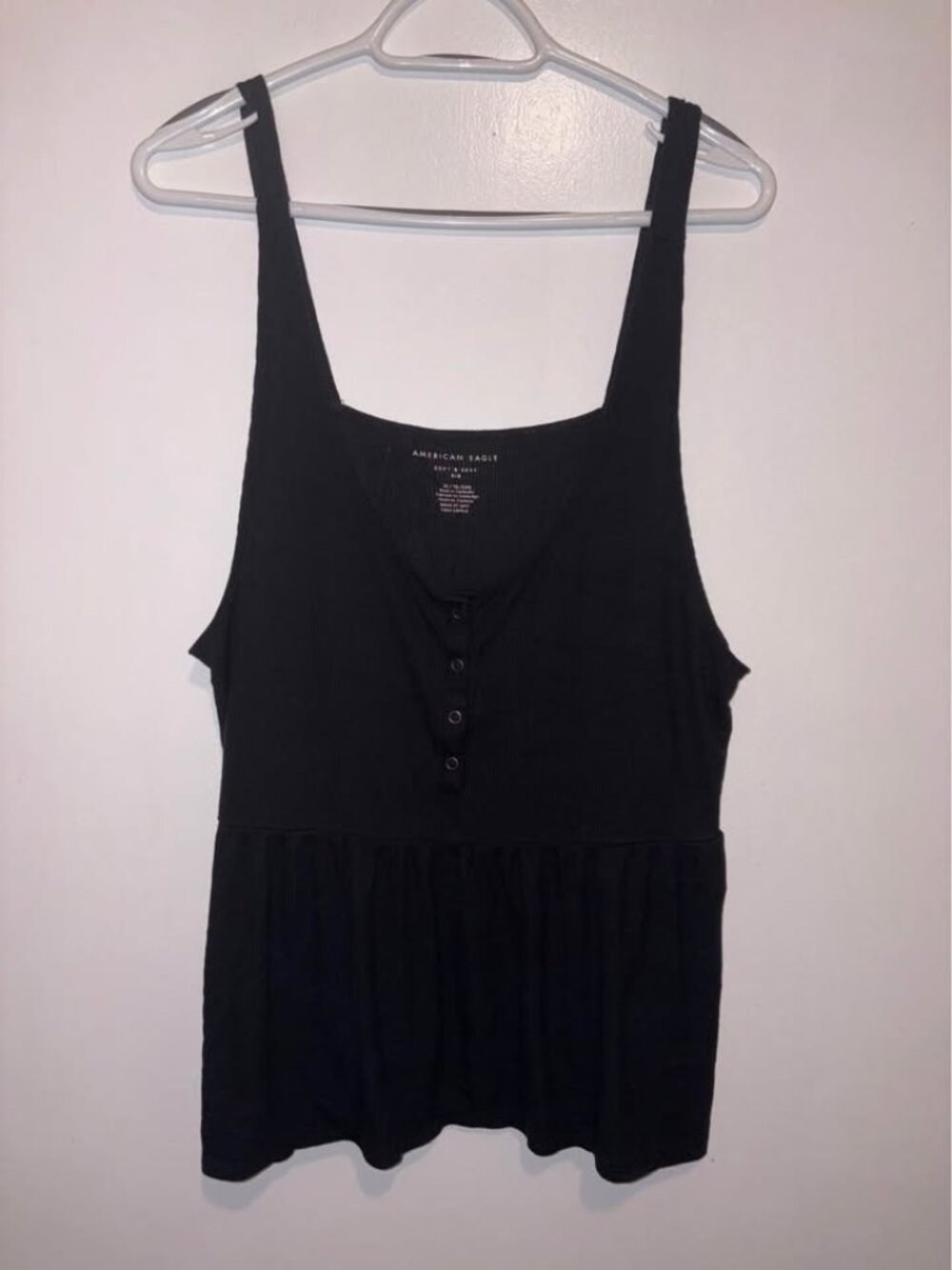 American Eagle "Soft & Sexy" Ribbed Babydoll Tank